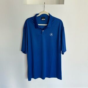 Nike Golf x Mercedes Dri-Fit Shirt in Blue